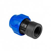 Муфта ПНД компр. соединительная c внутренней резьбой 90х2 1/2" (14/1) VALFEX К